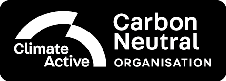 Climate Active Carbon Neutral Organisation Black and White Logo